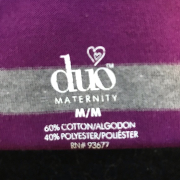 Duo Maternity Hoodie Shirt (Size Medium) - Picture 4 of 5